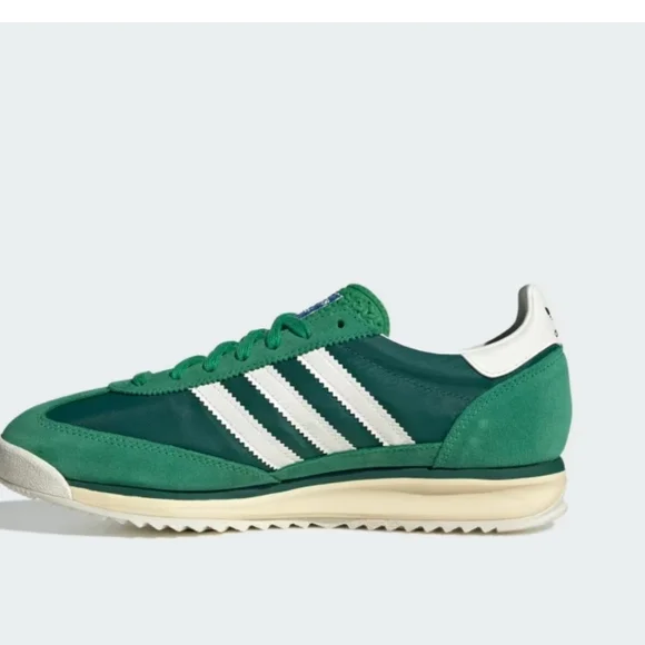 Unisex Adidas Green And White SL 72 RS Shoes - Picture 10 of 12